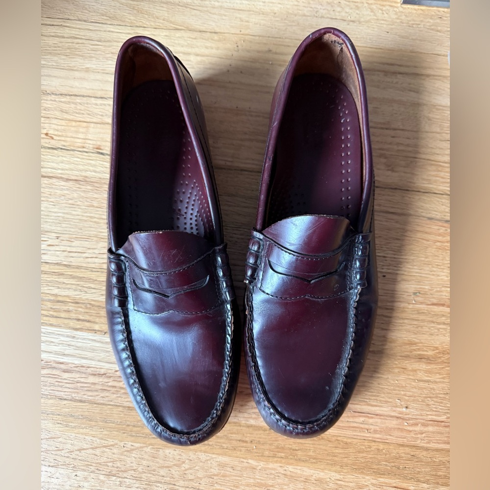 G.H. Bass & Co. Men's Penny Loafers in Burgundy